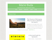 Tablet Screenshot of mariebuda.com